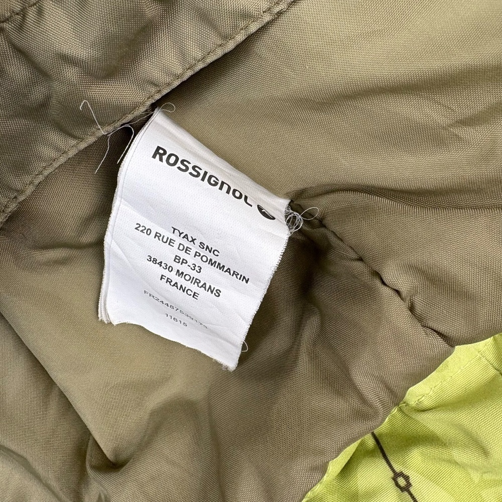 Women's Rossignol Lime Multilogo Hooded Ski/Snowboard Jacket Size L - Picture 9 of 15